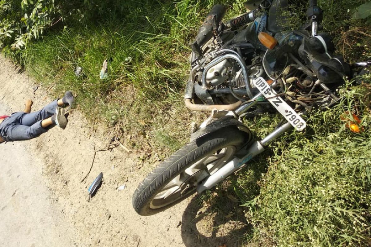 UP News: A youth has died in road accident in Meerut
