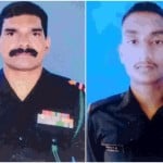नायब सूबेदार श्रीजीत (बाएं) और सिपाही जसवंत रेड्डी (दाएं)