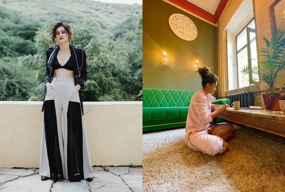 Taapsee Pannu embraces clothes made out of waste for her next Telugu film Mishan Impossible