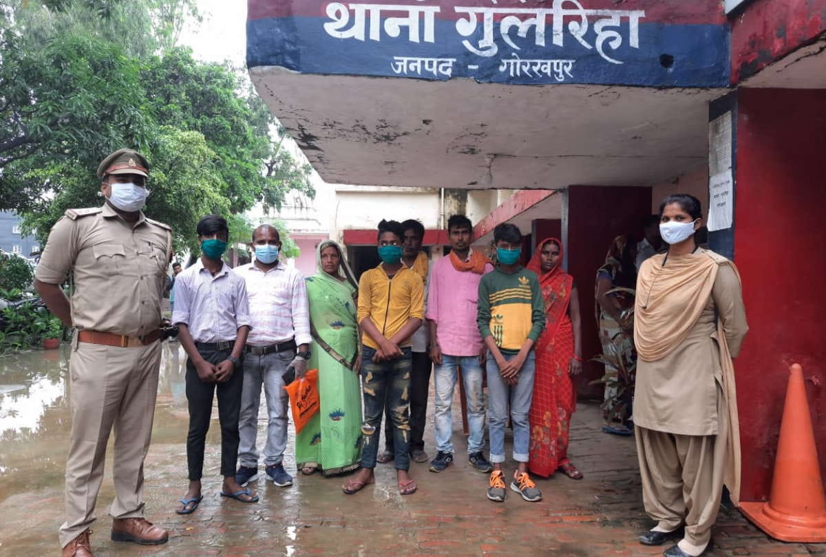 Three children ran away from home after being stopped from playing games police recovered in Gorakhpur