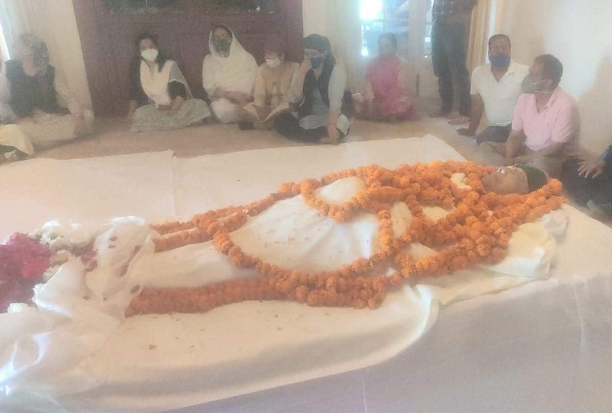 former cm virbhadra singh cremation on 10 July in Rampur