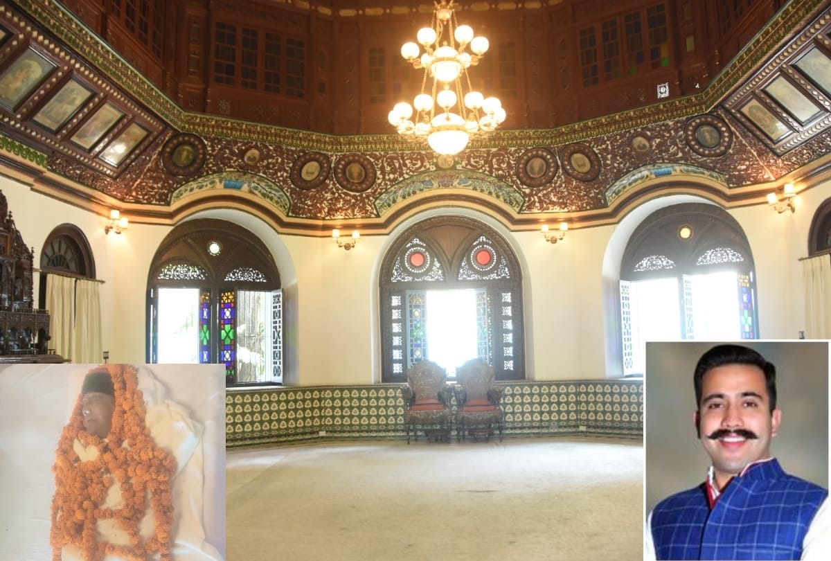 raj tilak of Vikramaditya Singh before cremation of former cm virbhadra singh