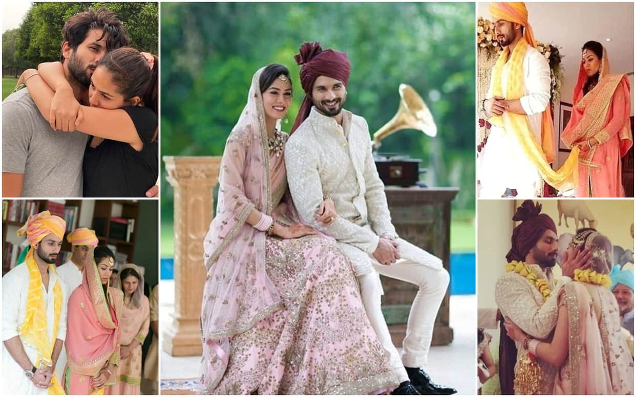 Shahid kapoor Mira Rajput Wedding Anniversary See Wedding Pictures