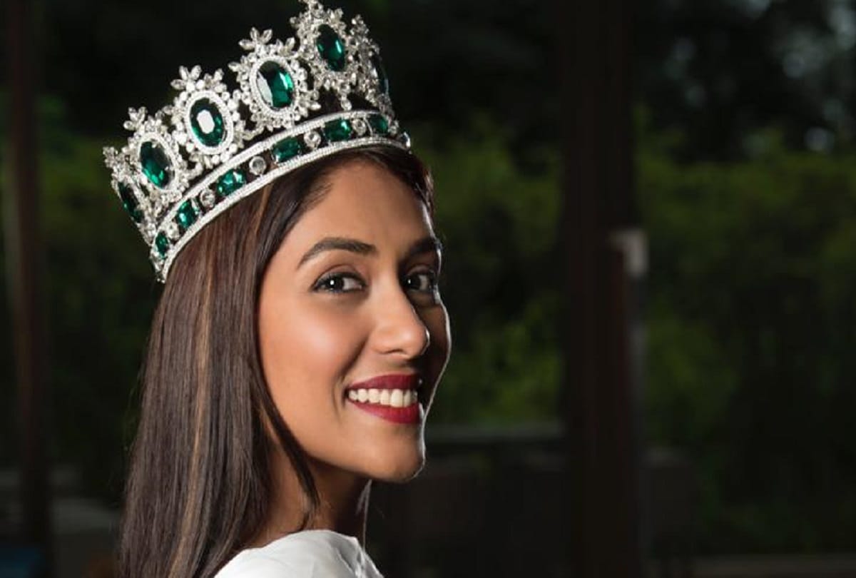 La Femme World Wide winner Priya Prakash Pavani came in support of Corona Vaccine