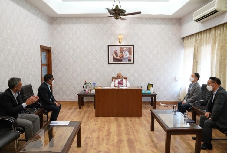 Hyundai Motor india Managing Director met Haryana CM Manohar Lal