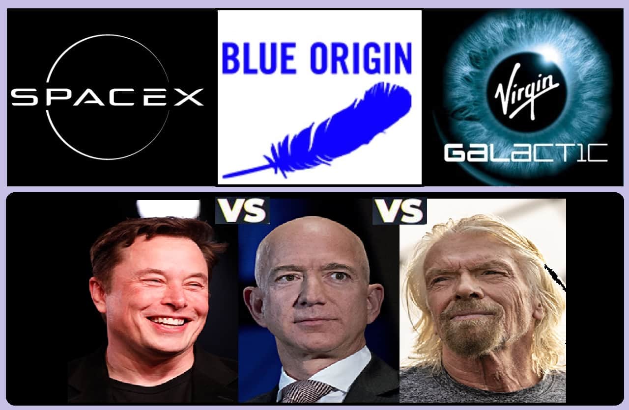 Human Space Flight: Competition among the legendary billionaire entrepreneurs, who will go farther in space?