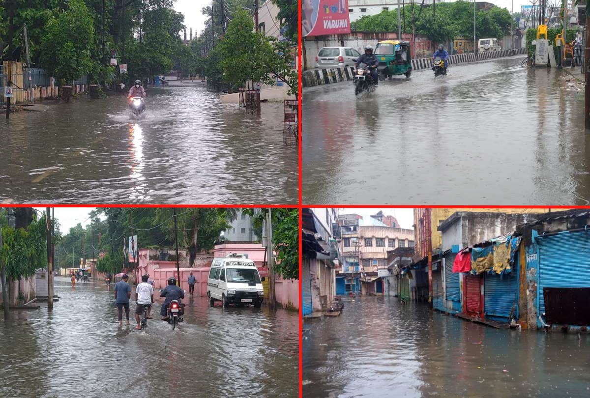 Gorakhpur weather News Water logging in Gorakhpur after heavy rain Farmers will benefit