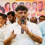 कांग्रेस नेता डीके शिवकुमार।