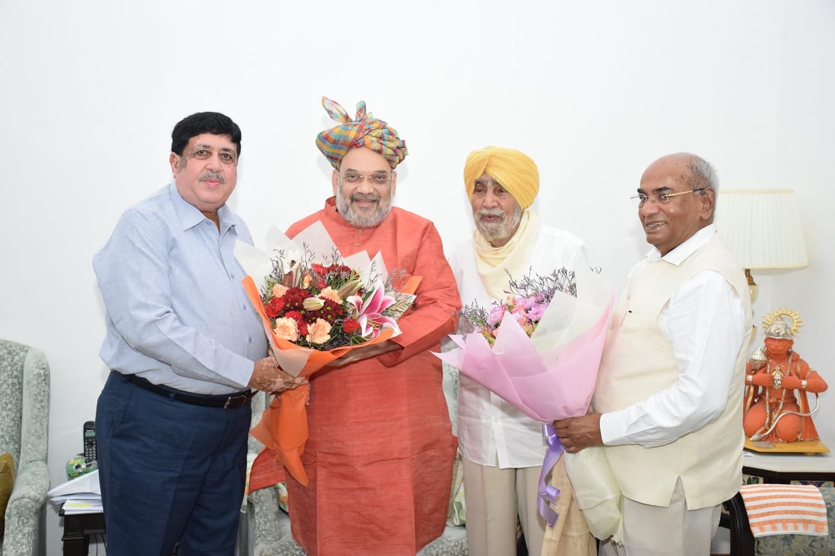 leading Personalities Of The Cooperative Sector Met Home Minister Amit Shah on saturday