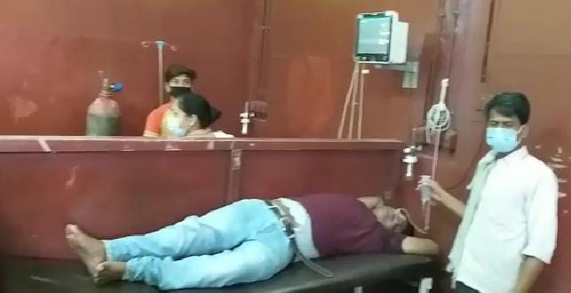 Ayodhya accident: In the shock of death of child and wife, young man tried to kill himself