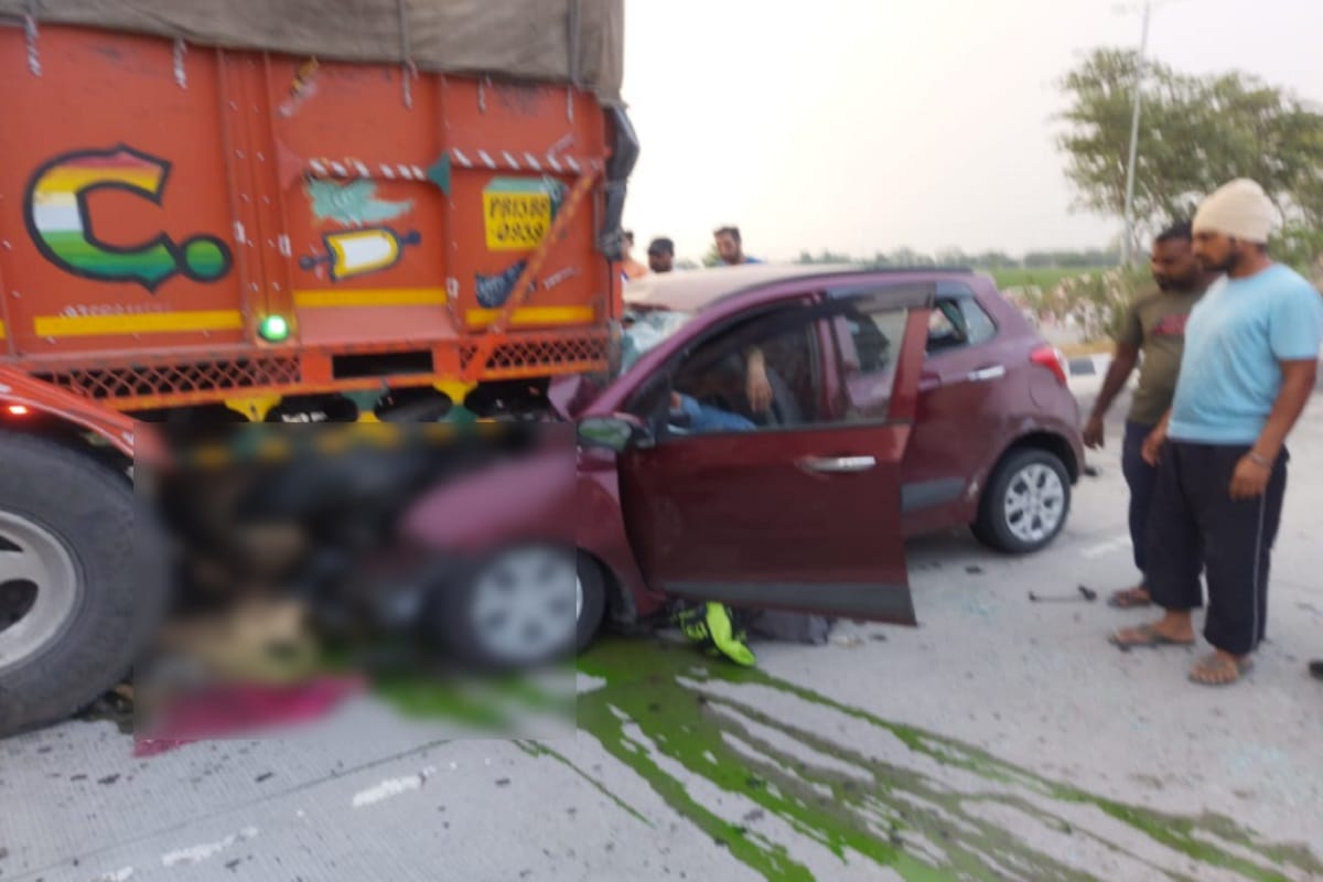 UP News: Four members of a family from Muzaffarnagar has died in car accident in Punjab