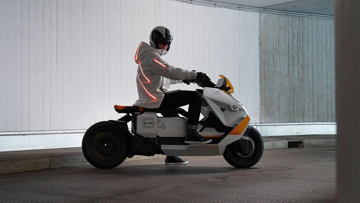 BMW Motorrad releases teaser of upcoming BMW CE 04 Electric Scooter for Indian market News in Hindi