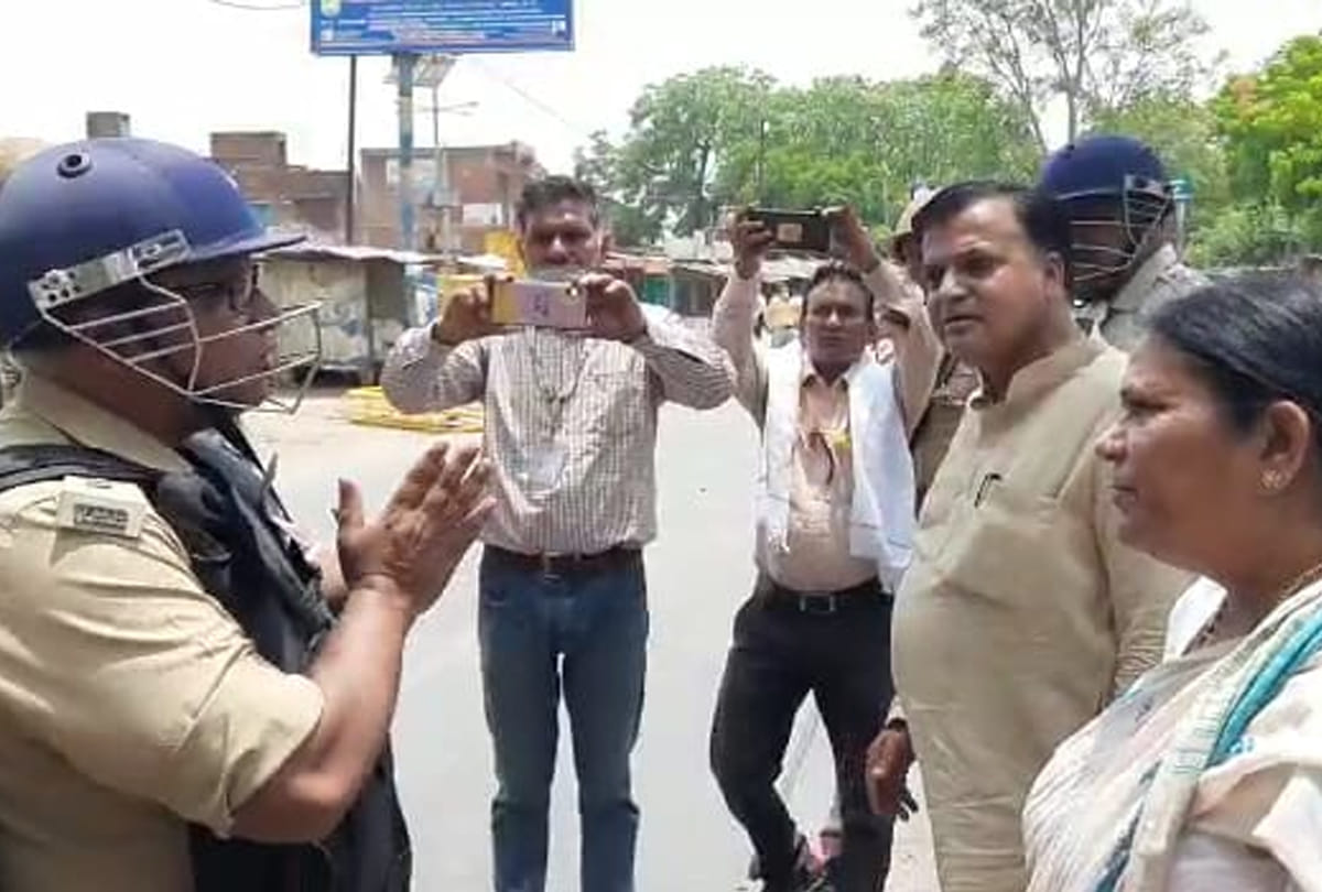 Case of slapping SP: MLA Sarita Bhadauria met CM and clarified