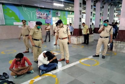 Railway alert after two al-Qaeda terrorists were caught in Lucknow, trains were searched