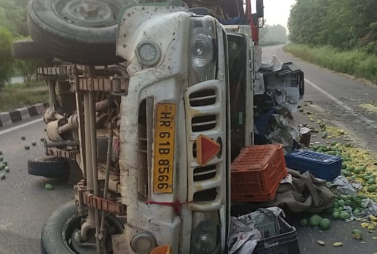 Two youths died in a road accident in Sonipat of Haryana