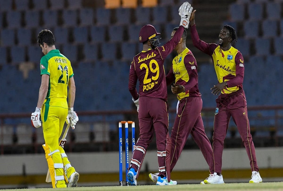 West Indies beat Australia by 56 runs in 2nd T20I Shimron Hetmyer player of the match