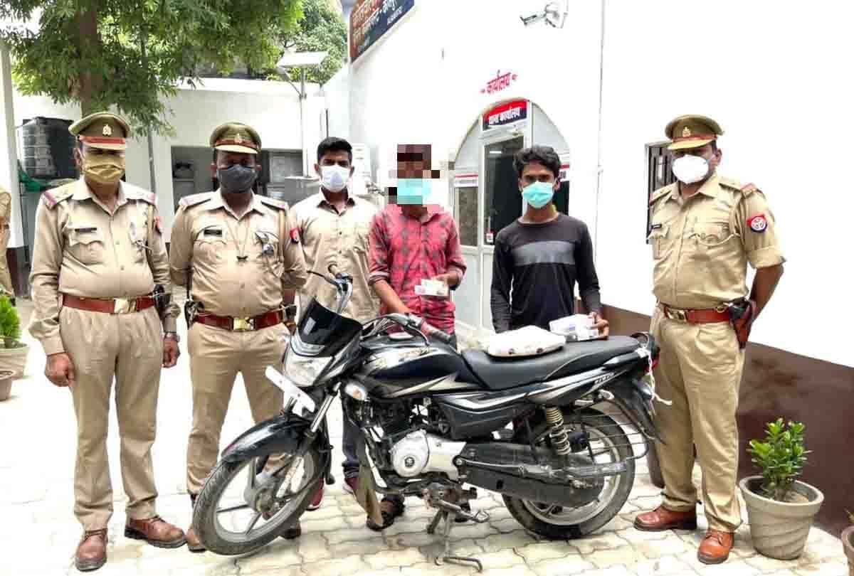 Police caught two robbers in kanpur