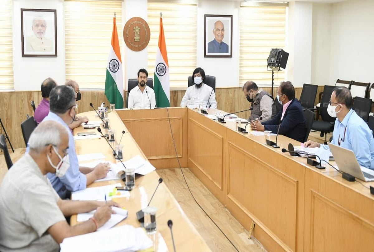 Anurag thakur chaired 7th Meeting of the High Level Committee for tokyo olympics