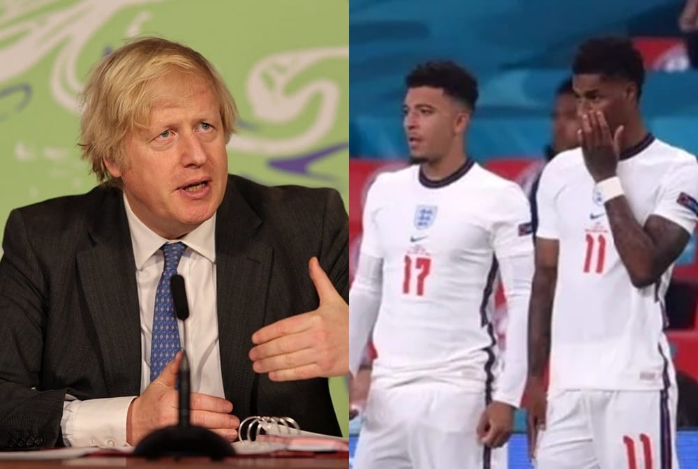 British PM condemns racial attack on ENG players after Euro 2020 final loss