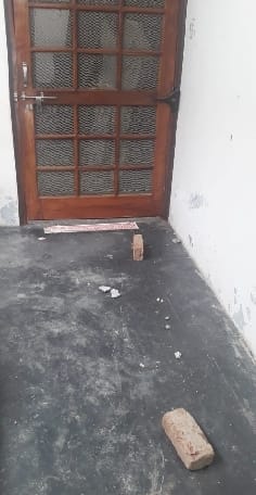 Entering the house of retired inspector, assault, sabotage