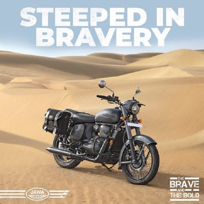 Jawa Motorcycles celebrates 1971 war victory launches classic Jawa bike in two new colours with Army Insignia