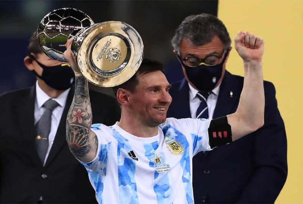 Lionel Messi dedicates Copa America title to family, country and Maradona