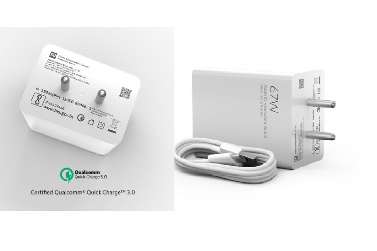 Mi 67W Sonic Charge 3.0 Charger Combo launched in India With Qualcomm Quick Charge 3.0