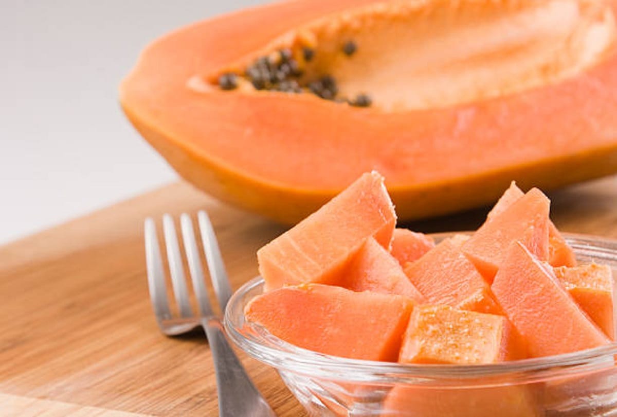papaya orange fruit mask for tan removing