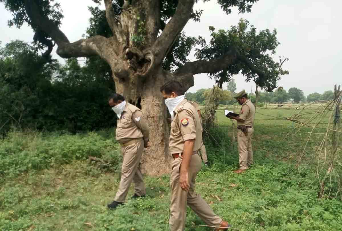 Kanpur: half-naked body of man found in a mango orchard in Bithoor
