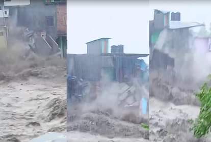 himachal weather news: Flash Flood in Himachal Pradesh Due to Heavy Rain, Vehicles Swept Away Many Houses Damaged