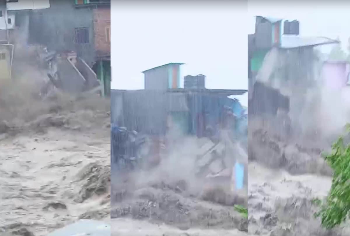 himachal weather news: Flash Flood in Himachal Pradesh Due to Heavy Rain, Vehicles Swept Away Many Houses Damaged