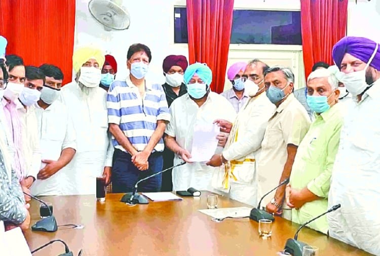 BJP leaders met Punjab CM Captain Amarinder Singh regarding Rajpura incident