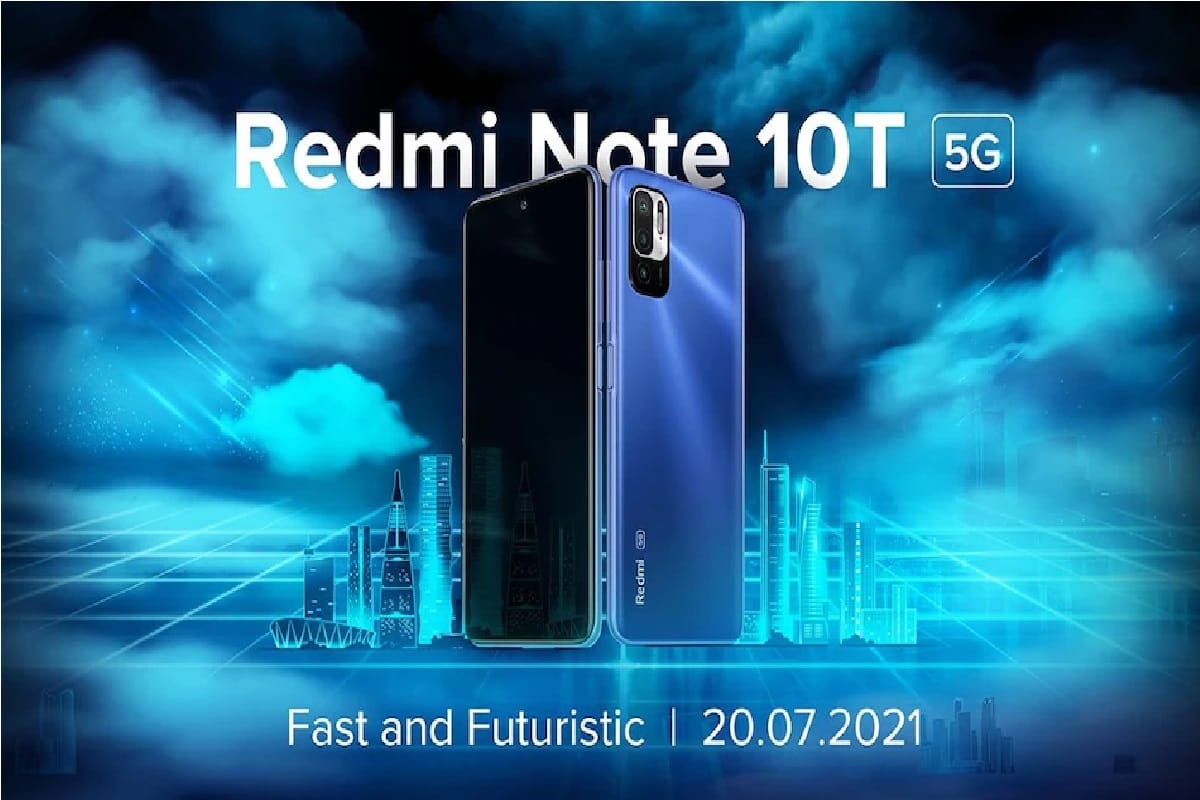 Redmi Note 10T 5G India Launch Set for July 20 Price and Specifications