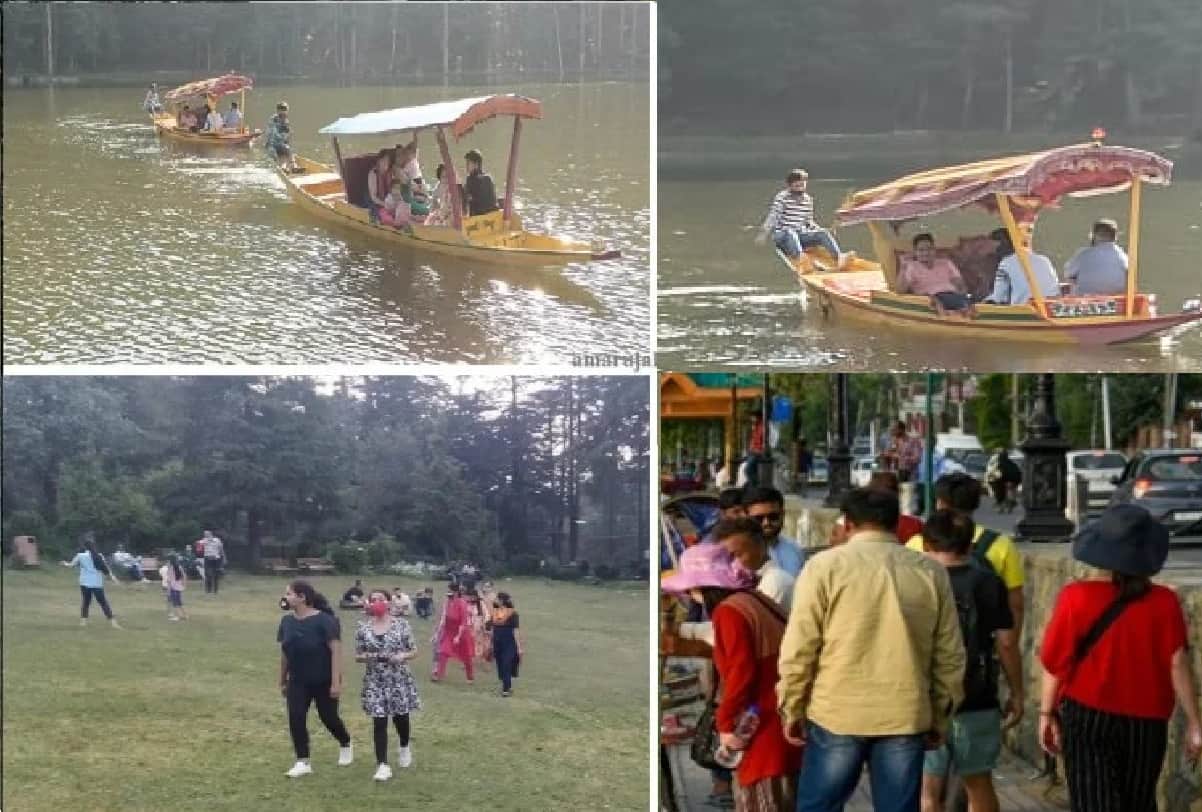 Tourists in hill station Patnitop, violation of covid protocol