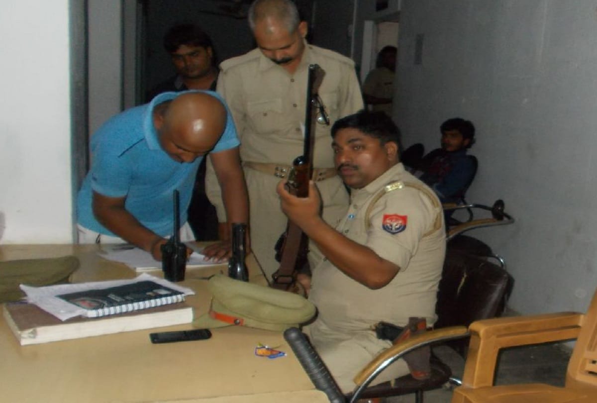 student had stolen rifle from police chowki for posting video while firing on social media in ghaziabad