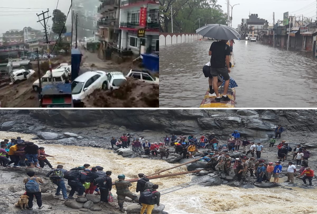 Weather live update north India monsoon mountains flash flood cloud burst heavy rain thunder fall many died all update