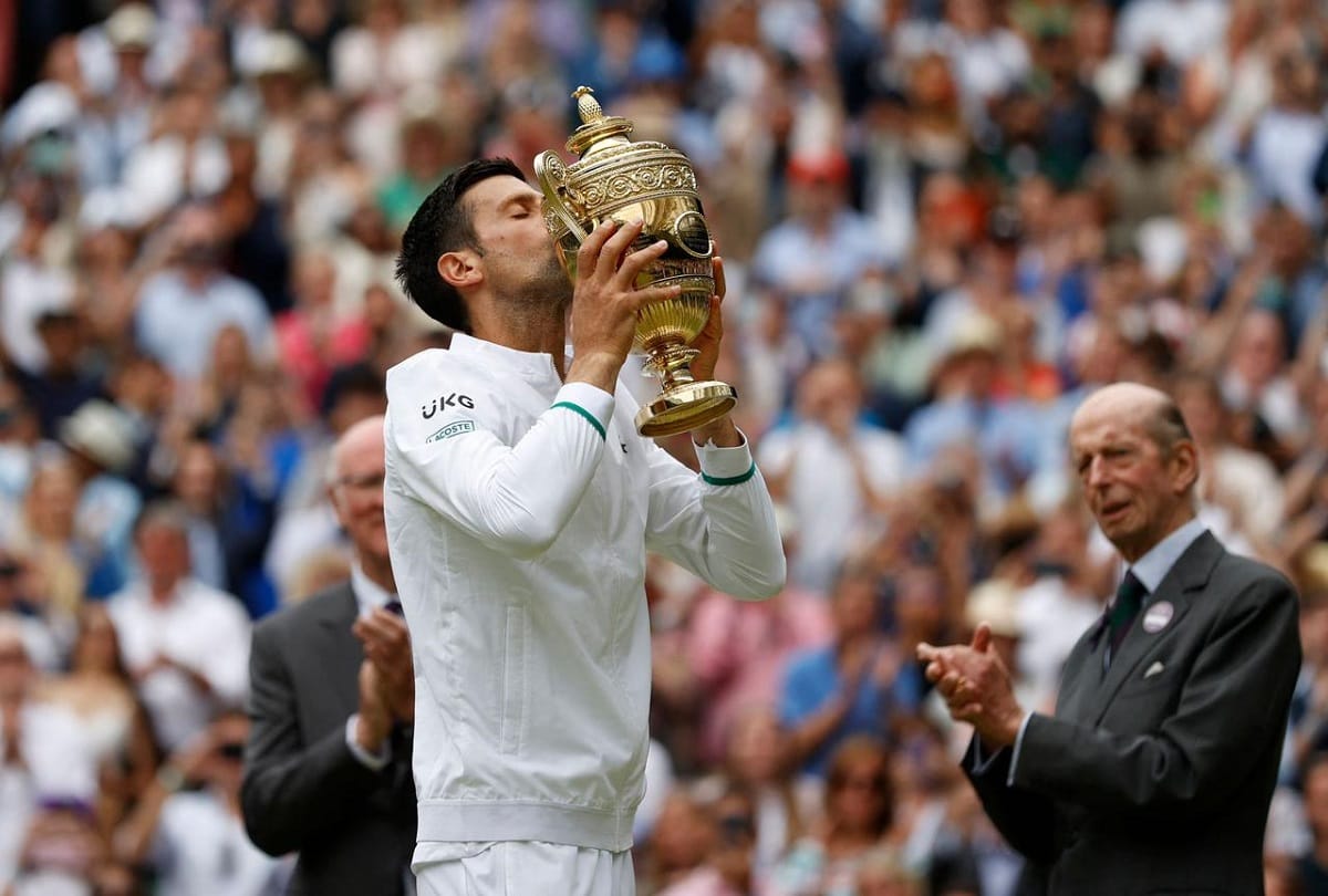 fomer indian cricketer sachin tendulkar praised Novak Djokovic after winning Wimbledon 2021 title