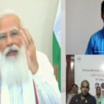 पीएम मोदी ने बॉक्सर आशीष चौधरी के साथ किया संवाद