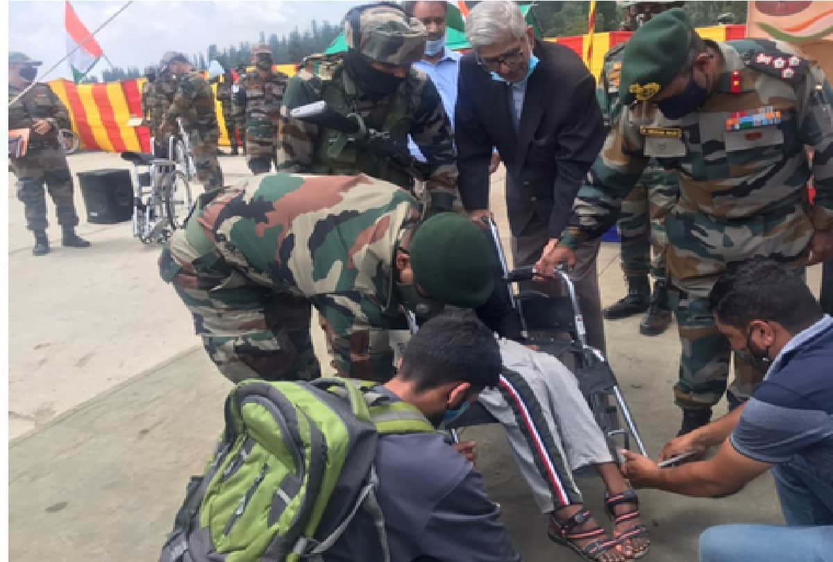 Army became helpful: Army gave aid to those who lost their organs in ID blasts and other accidents, see photos