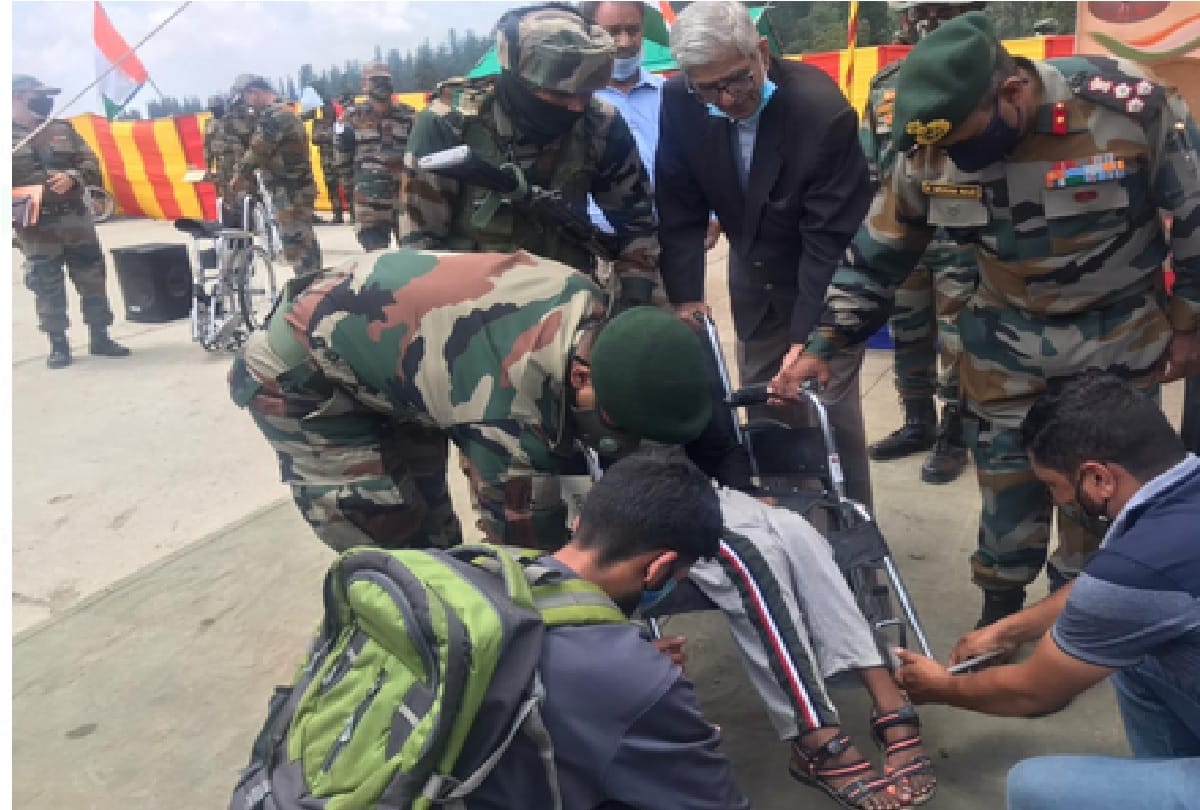 Army became helpful: Army gave aid to those who lost their organs in ID blasts and other accidents, see photos