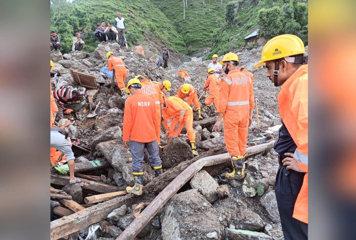 himachal kangra flood update: rescue operation in Boh Valley started early in the morning