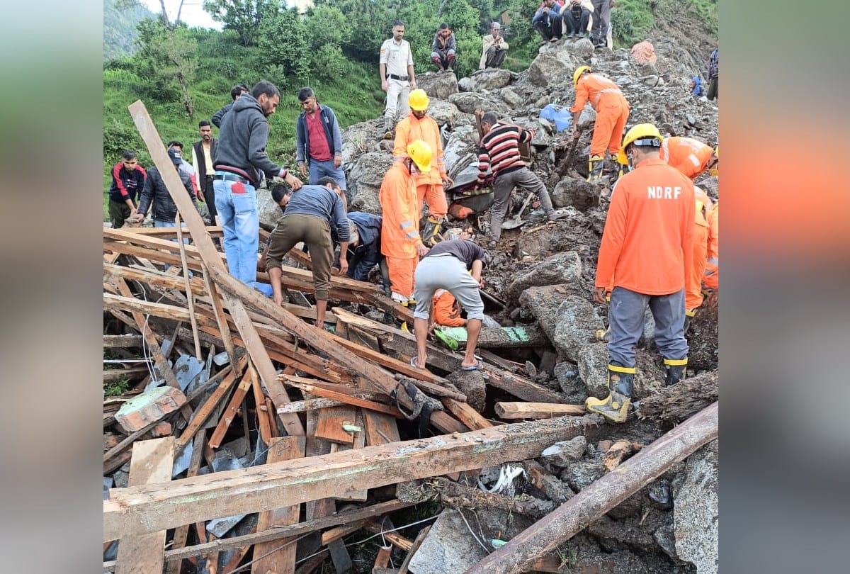 himachal kangra flood update: rescue operation in Boh Valley started early in the morning