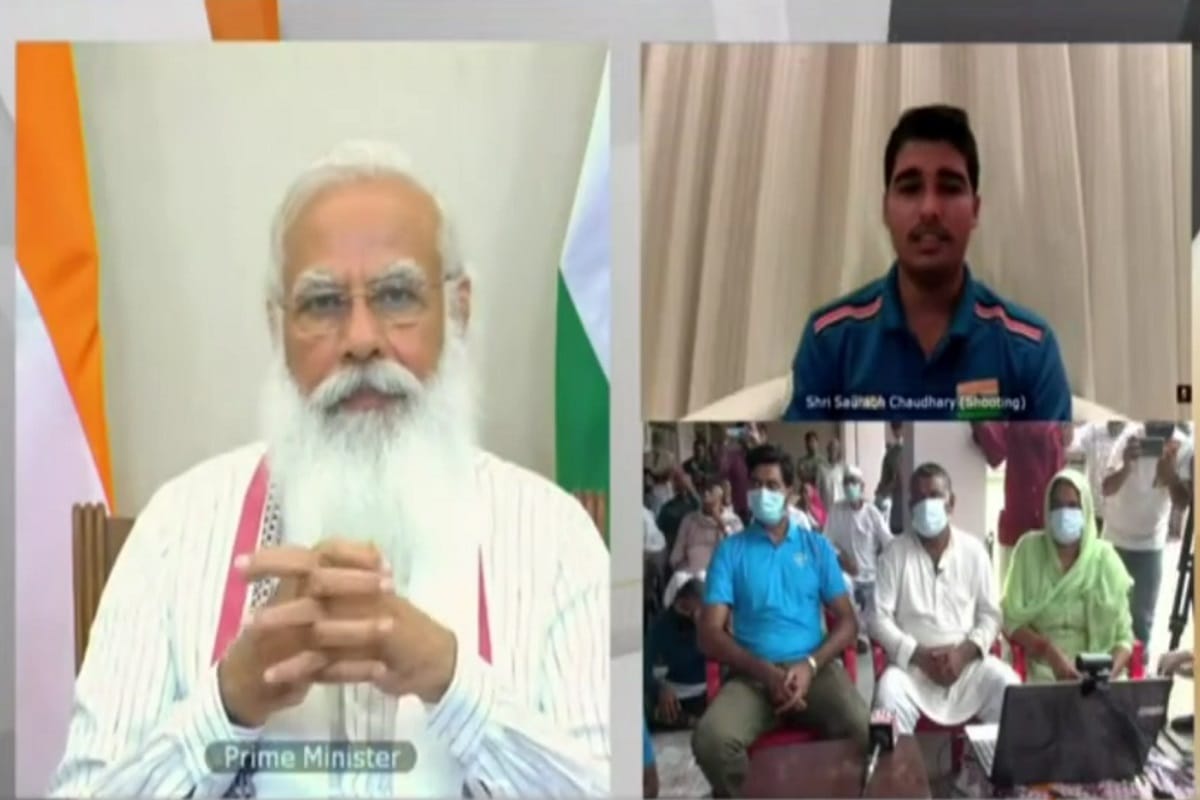 Meerut News: All preparations complete in village of shooter Saurabh Chaudhary now PM Modi will talk to 15 players online
