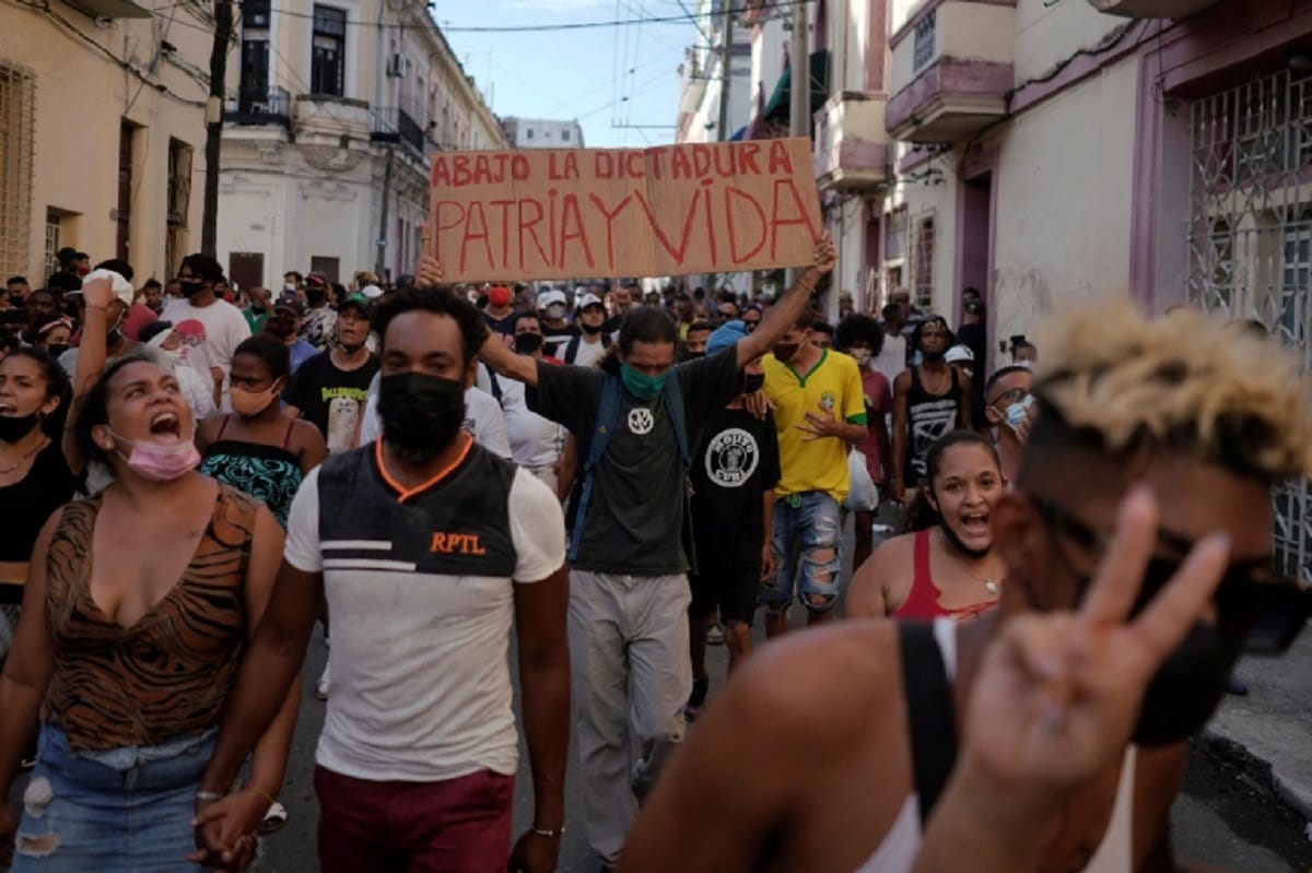 Russia and other Latin American countries have alleged that foreign agencies were behind the demonstrations in cuba
