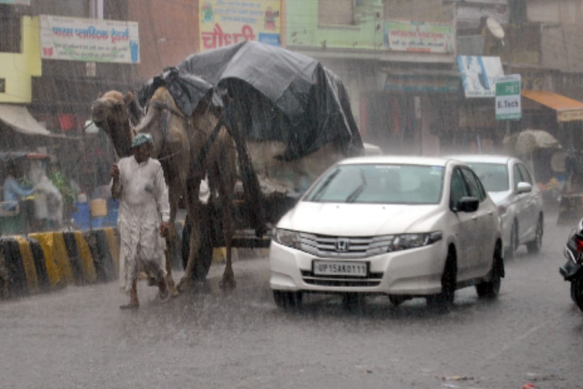 Monsoon: farmers feel relaxed after rain,  temperature in daytime in western up dropped by four degrees
