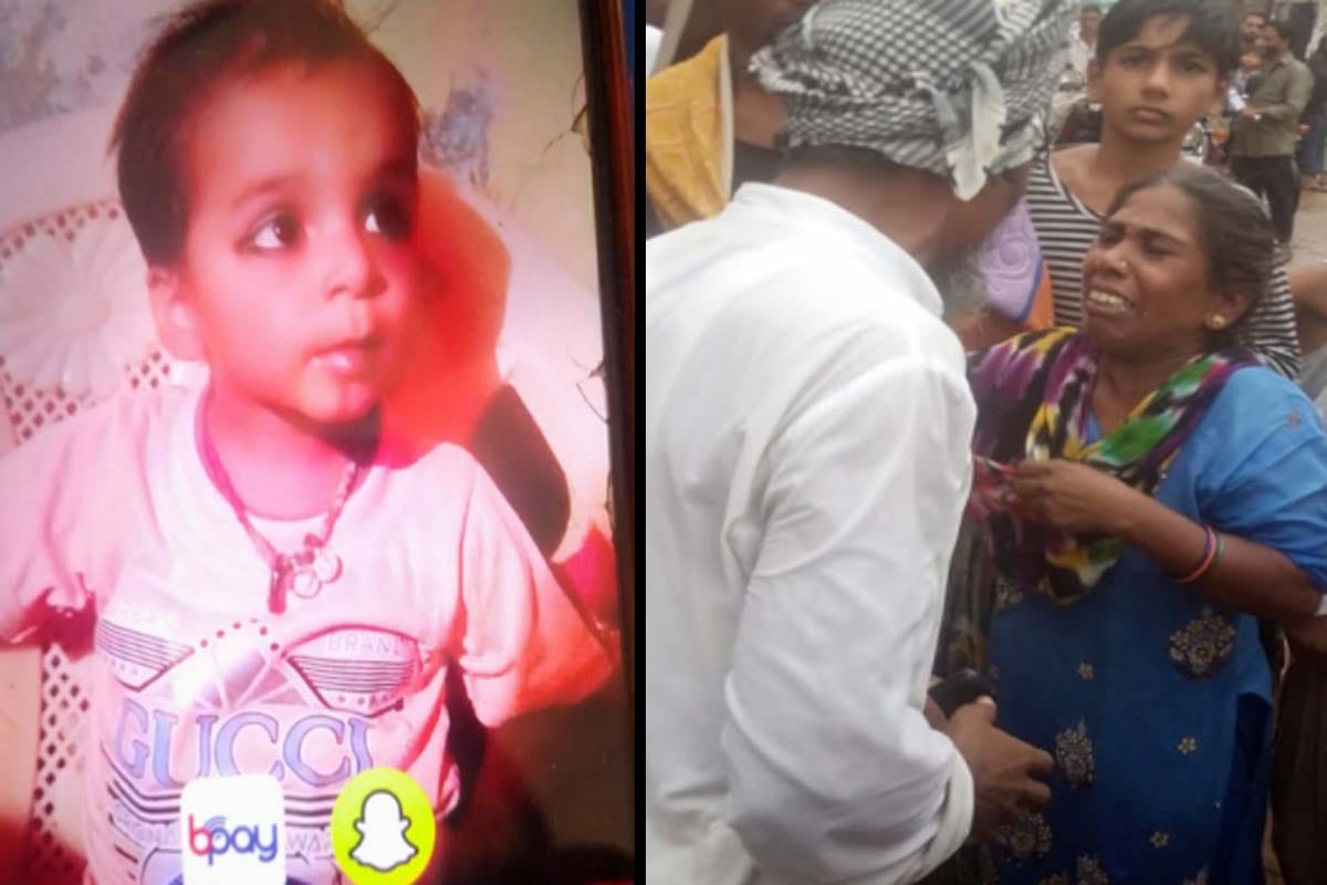dead body of three years old son found floating in a drain in Meerut was missing from four days