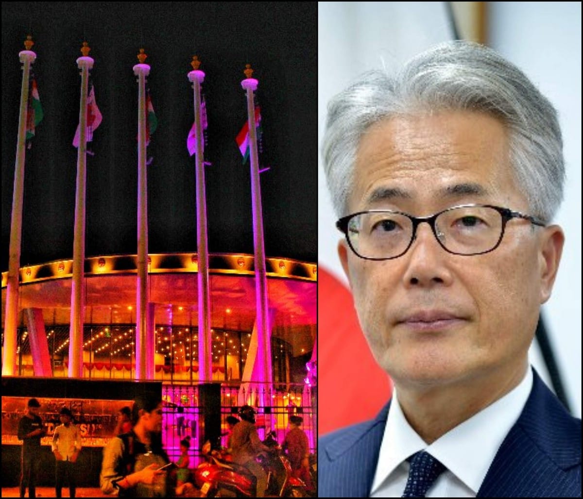 PM Modi kashi visit: Japan ambassador present during inauguration ceremony of Rudraksh Convention Center 