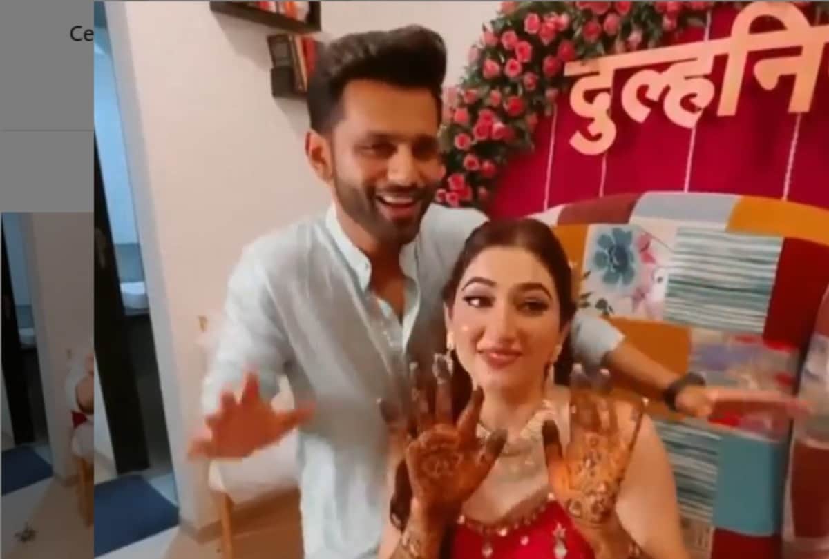 Rahul Vaidya Disha Parmar wedding: Mehendi Function Kicks Off With Bright Smiles And Dancing