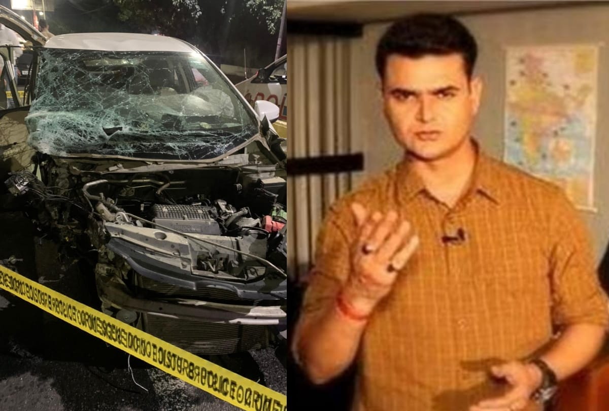 Noida news nation achor and journalist died in an accident in sector 62