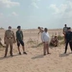 चंबल के बीहड़ में आगरा पुलिस
